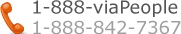 Call Us at 888-viaPeople (842-7367)